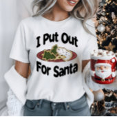私がおもしろいサンタに出かけたクリスマスの休日 Tシャツ