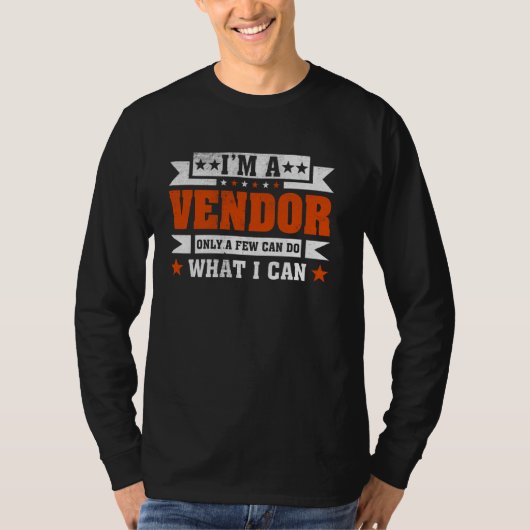 私がおもしろいベンダである職業引用文 Tシャツ (正面)