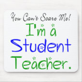 私がおもしろい学生の先生 マウスパッド (正面)