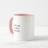 私がおもしろい忍耐の限り痩せていればよかったユーモアのある マグカップ (正面左)