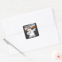 私がおもしろい知っている唯一の幽霊は聖なる幽霊 スクエアシール