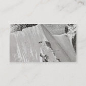 「私がおよびFeスリップまたは滑ることコーナーを渡すように試みで 名刺 (裏面)