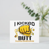 私がお尻小児がんを克服した ポストカード (スタンド正面)