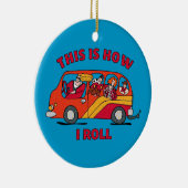 私がお母さんのミニバンのオーナメントをいかに転がるか セラミックオーナメント (右)