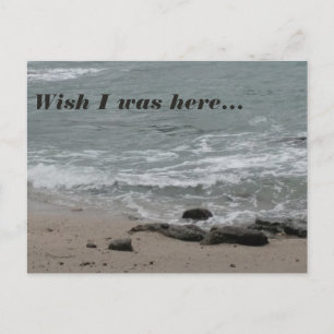 私がここに来てほしい(ビーチ) ポストカード