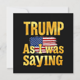 私がことわざだったトランプおもしろい：政治引用文 招待状