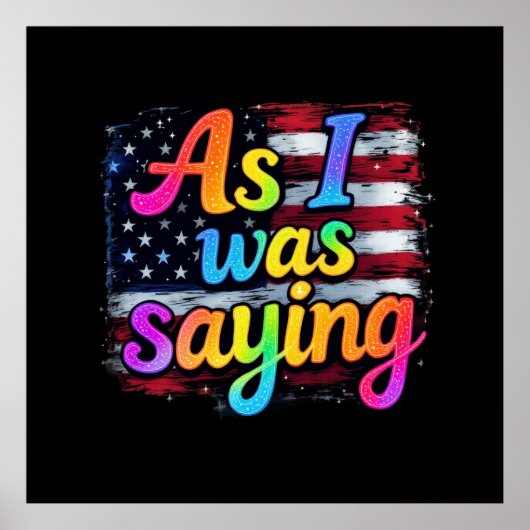 私がことわざトランプ2024メイクアメリカだった素晴らし時 ポスター (正面)