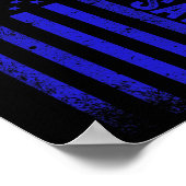 私がことわざトランプ2024年おもしろいアメリカ国旗Polだったとして ポスター (角)