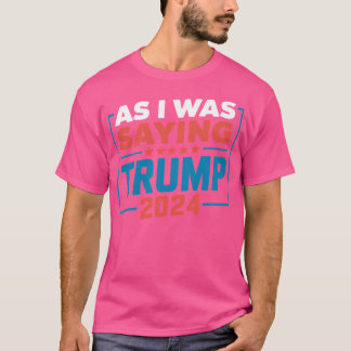 私がことわざトランプ2024選挙運動の望み Tシャツ