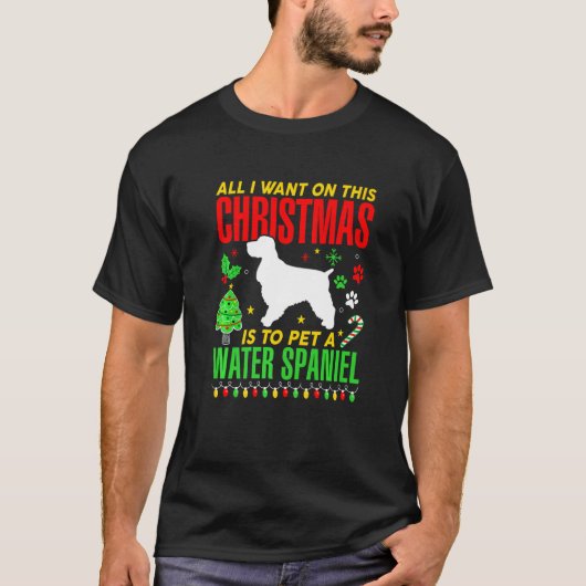 私がこのクリスマスに欲しいのは水のスパ Tシャツ (正面)