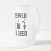 私がこのビールを醸造した!ジョッキ フロストグラスビールジョッキ (正面右)