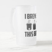 私がこのビールを醸造した!ジョッキ フロストグラスビールジョッキ (正面左)