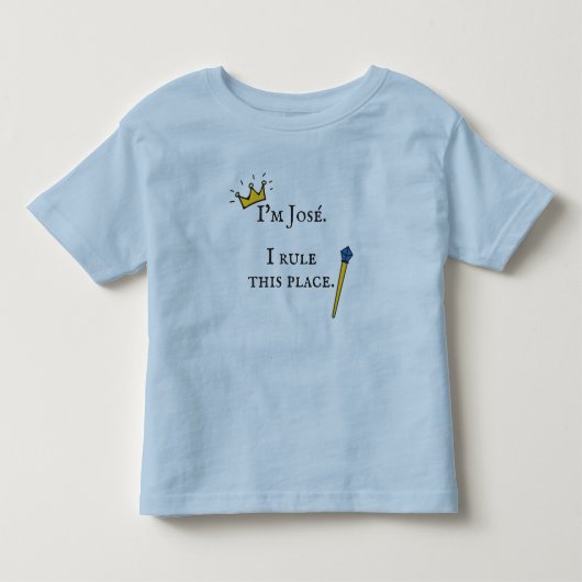 私がこの場所を支配する トドラーTシャツ (正面)