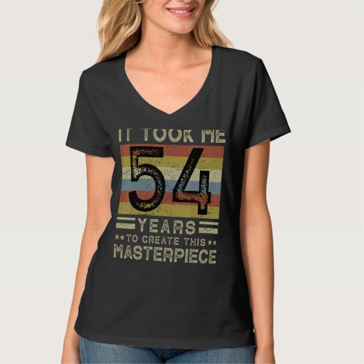 私がこの最高傑作を作るのに54年かかった54 Tシャツ (正面)