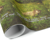 私がこのGroundhogの日の紙 ラッピングペーパー (ロールコーナー)