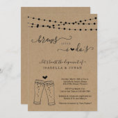 私がした後のみのお披露目・少量の挙式プラン 招待状 (正面/裏面)