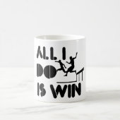 私がすべては障害物競争に勝利です コーヒーマグカップ (中央)