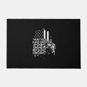 私がそうしないから、神が私の敵に慈悲を与えてくれるかもしれない ドアマット (正面)