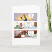 私がそう幸運な記念日または愛カードをいかに得たか カード (正面)