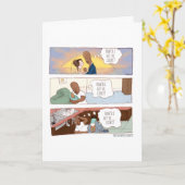 私がそう幸運な記念日または愛カードをいかに得たか カード (黄色い花)