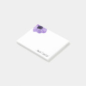 私がそう後it® 4つx 3つを言ったので紫色の花 ポストイット (アングル)