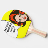 私がそう漫画本の卓球ラケットを言ったので 卓球ラケット (横)