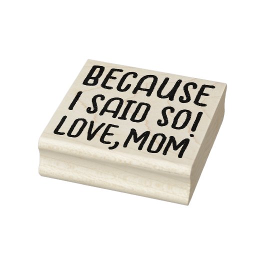 私がそう言ったからだ |かわいいおもしろいことわざラブママパパ ラバースタンプ (スタンプ)