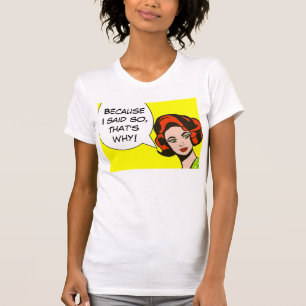 私がそう言ったのは漫画ブックTシャツだから Tシャツ