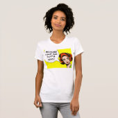 私がそう言ったのは漫画ブックTシャツだから Tシャツ (正面フル)