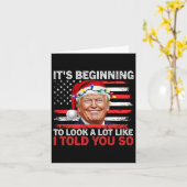 私がそう言った通りになってきた カード (黄色い花)