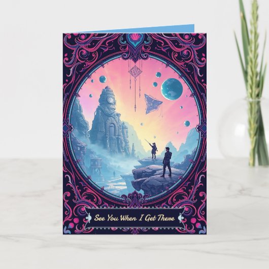 私がそこに着いたら会おう ノートカード (正面)