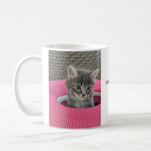 私がその気なら…結婚しよう！ 猫のコーヒーマグ コーヒーマグカップ (左)