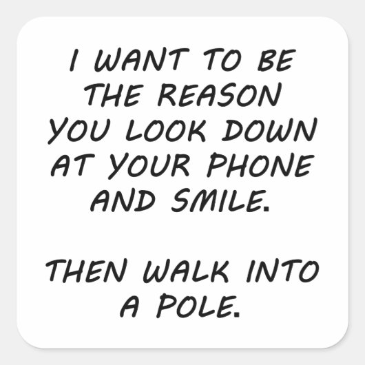 私がその理由になりたい スクエアシール (正面)