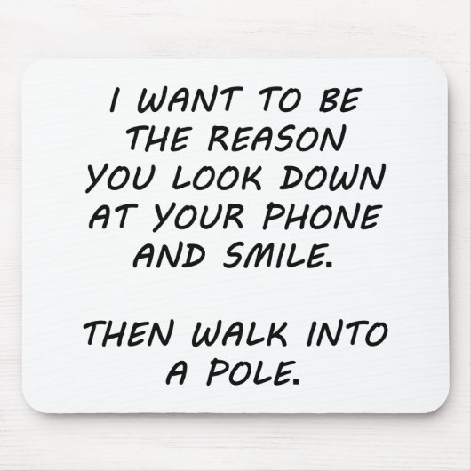 私がその理由になりたい マウスパッド (正面)