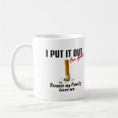 私がそれを家族置く停止喫煙は私を愛します コーヒーマグカップ (左)