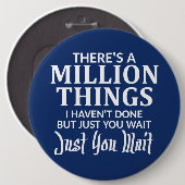 私がちょうどしなかった百万の事があります 缶バッジ (正面&裏面)