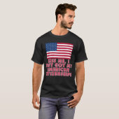 私がちょうど私のアメリカの市民権を得た私に接吻して下さい! Tシャツ (正面フル)
