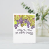 私がつる植物はがき感動的 ポストカード (スタンド正面)