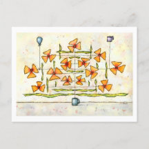 私がつる植物葉書