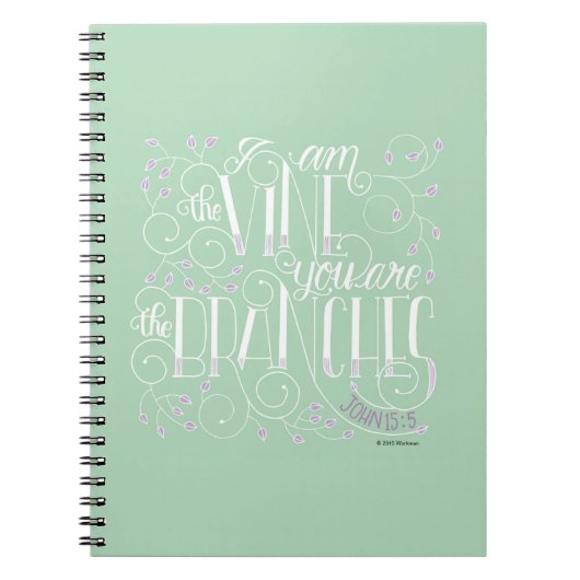 私がつる植物。君が支店だ ノートブック (正面)