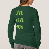 私ができるのでbw家族木、女性、走られるI。Whe… Tシャツ (裏面)