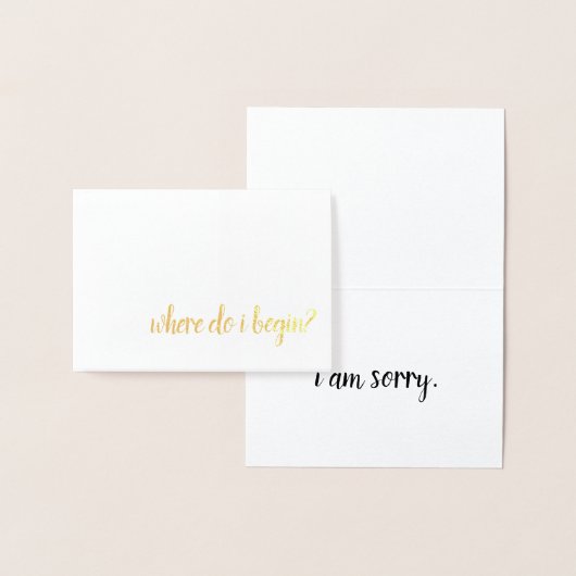 私がところで私をあります残念な金ゴールドホイルが始めて下さい 箔カード (ディスプレー)