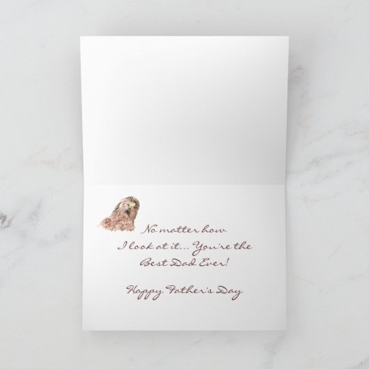 私がどう見てもあなたは父親は最高のおやじ カード (内部)
