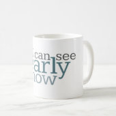 私がはっきり今見ることができる音楽マグ| コーヒーマグカップ (正面右)