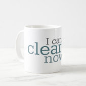 私がはっきり今見ることができる音楽マグ| コーヒーマグカップ (正面左)