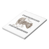 私がもしことわざ（耳の解剖学）だと聞こえない ノートパッド (回転)