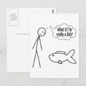 私がもし本当に魚なのは ポストカード (正面/裏面)