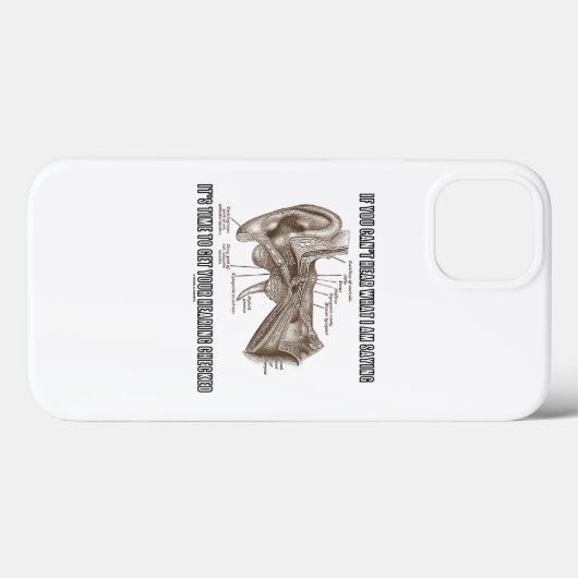 私がもし耳に聞こえないことわざ Case-Mate iPhoneケース (裏面 (横))