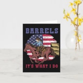 私がやっていることを樽で言う カード (黄色い花)