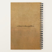 私がやっていることを落とそう ノートブック (裏面)